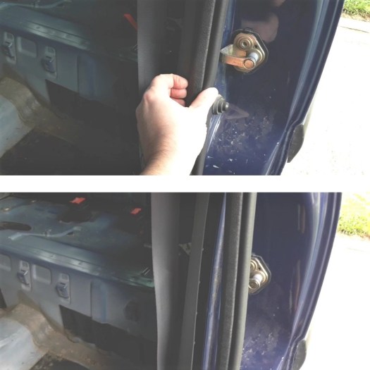 how-to-take-off-rubber-door-seal-on-car