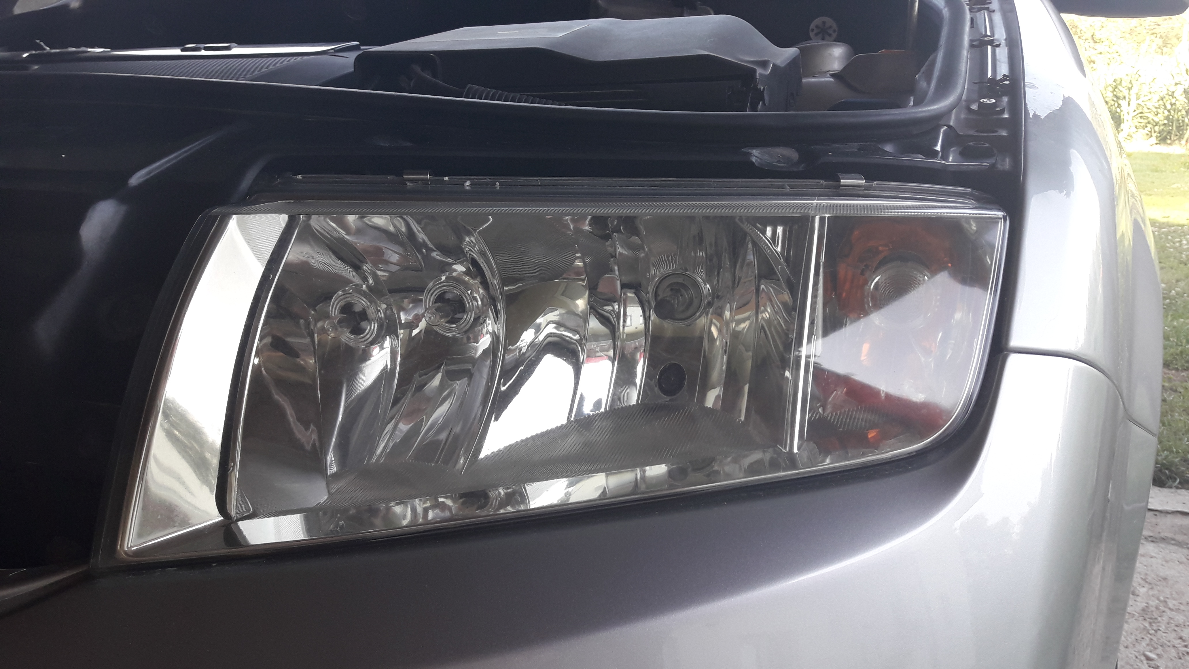 ibiz metal polish on headlights