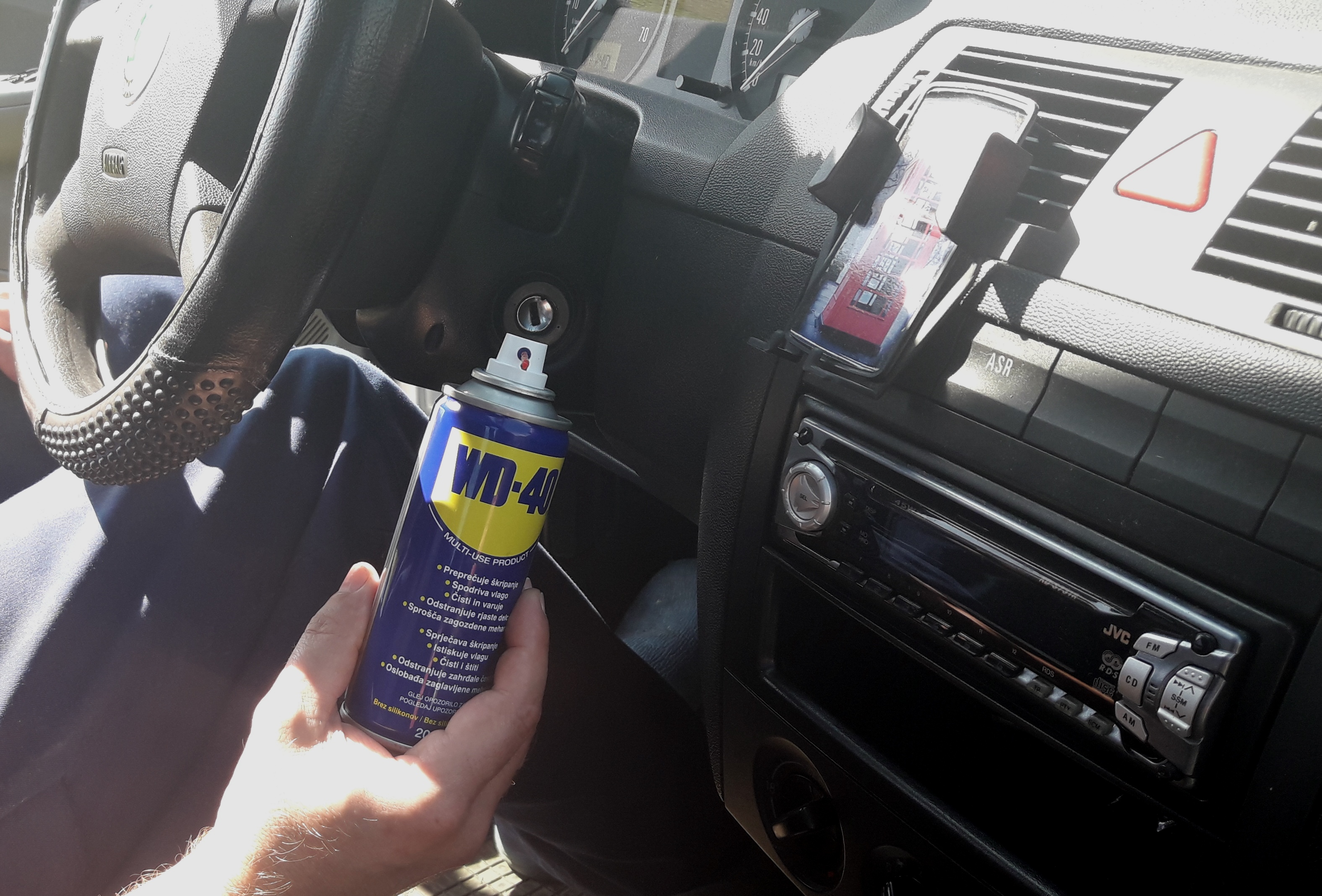 wd40sprayforignitionlock DIY car repair for the average driver